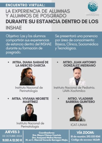 La experiencia de Alumnas y Alumnos de Posgrado Durante su Estancia Dentro de los INSHAE