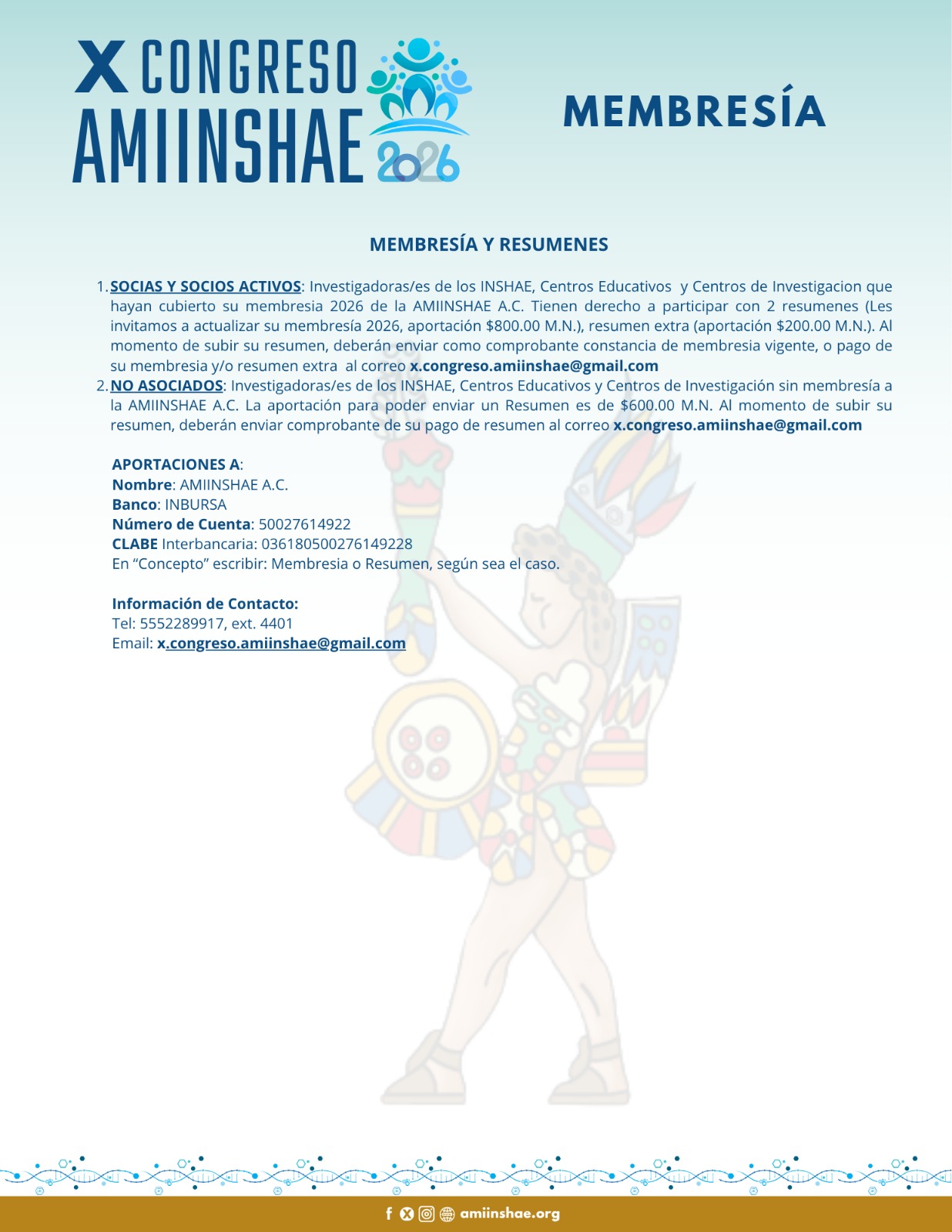 AMIINSHAE anuncio